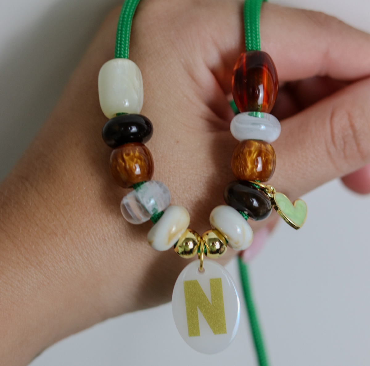 Hondenketting met initiaal - Heart of nature