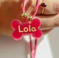 Hondenketting Inclusief Penning - Candy Bone
