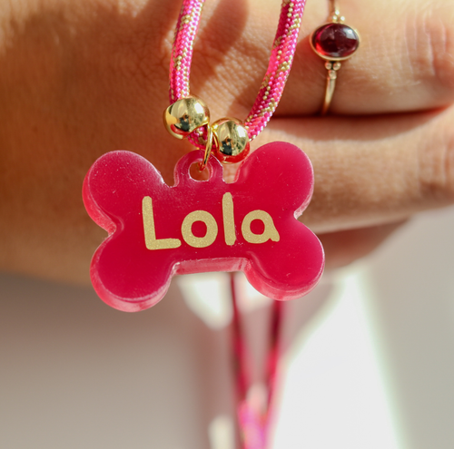 Hondenketting Inclusief Penning - Candy Bone