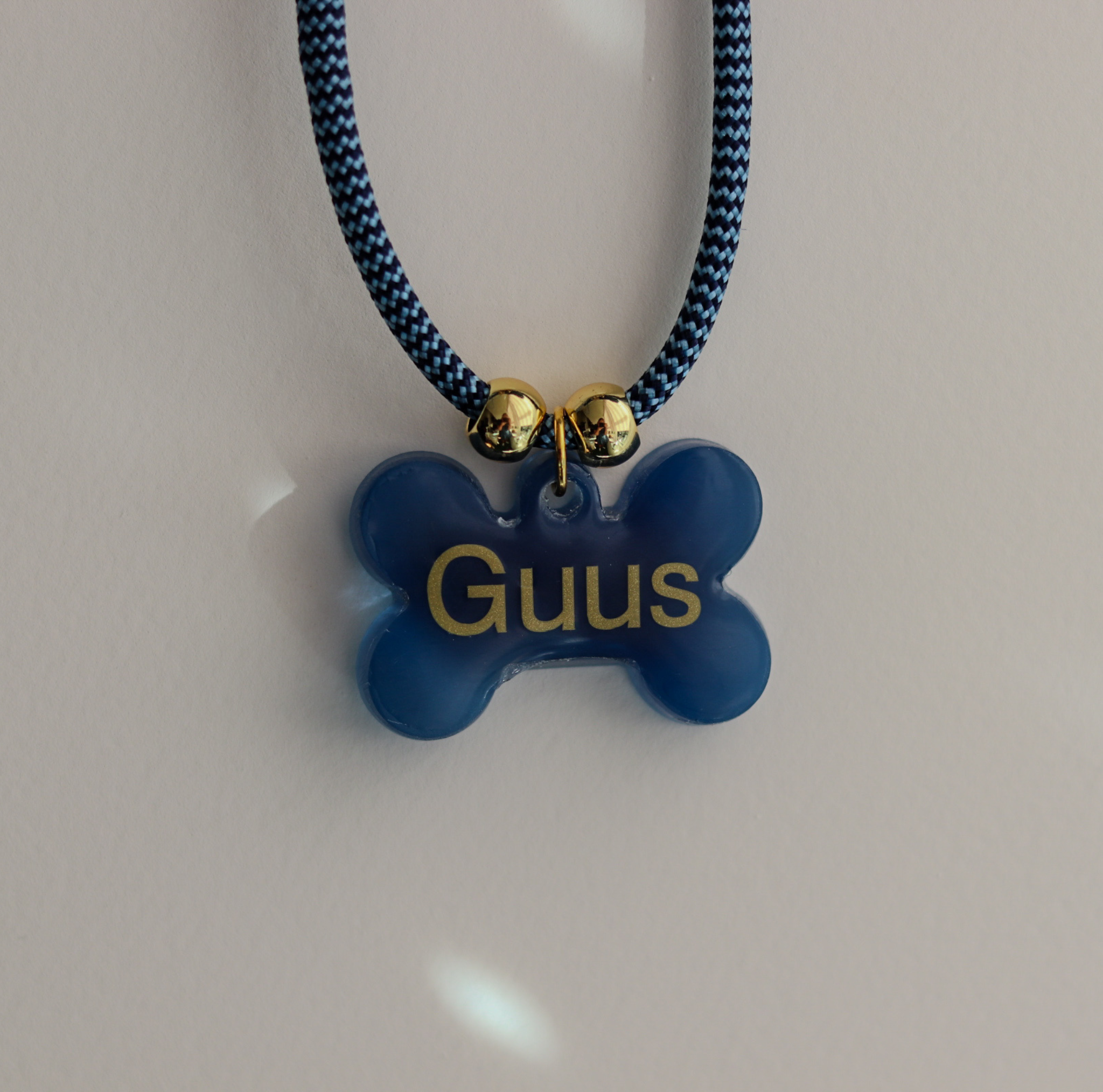  gepersonaliseerde 'Midnight' naamketting voor je hond